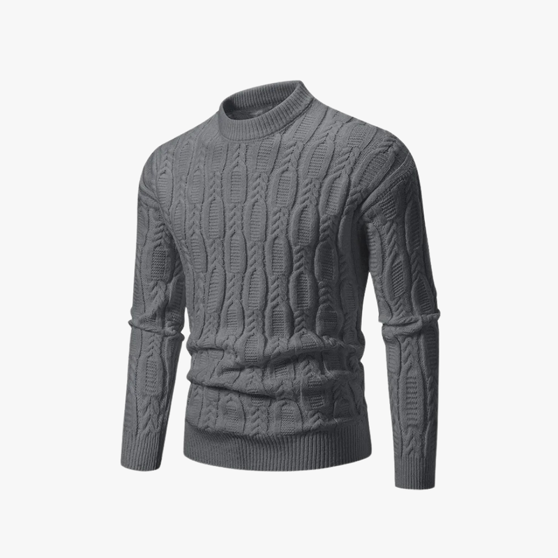 Rimora Cork  | Casual 0-Neck Sweater