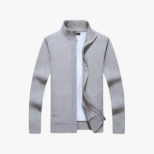Rimora Cork | Knitted Cardigan zipper