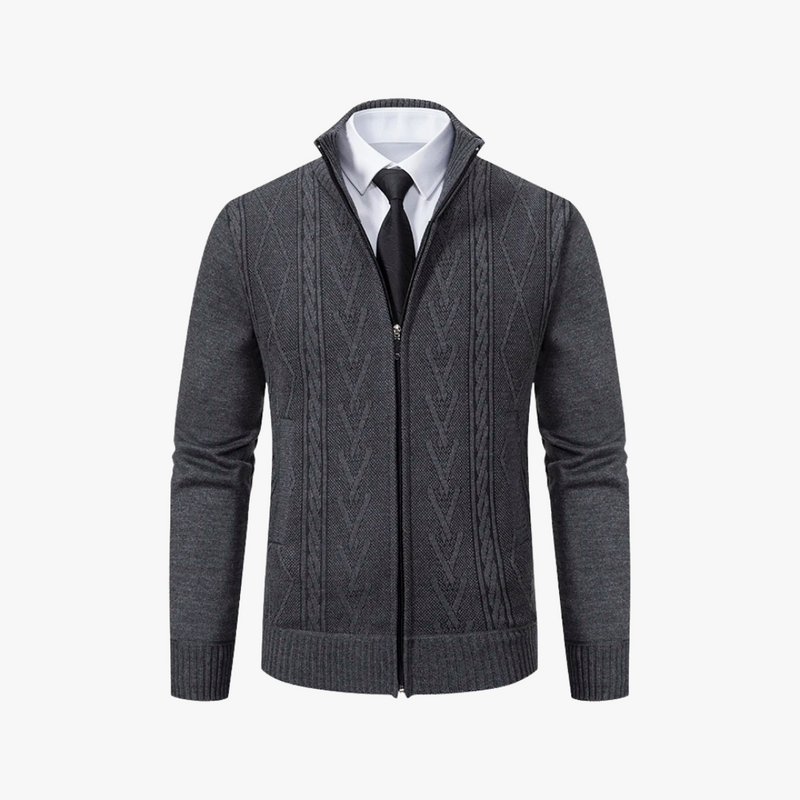 Rimora Cork | Old Money Zipper Sweater
