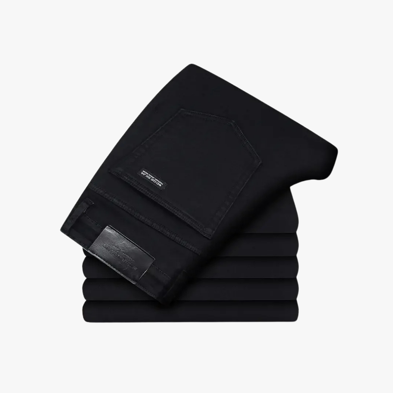 Rimora Cork  | Denim Black Pants