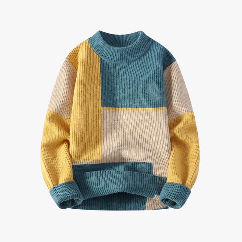 Rimora Cork  | Geometric Sweater