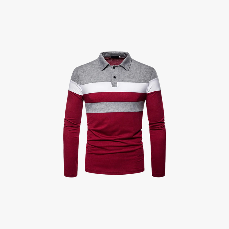 Rimora Cork  | Long Sleeve Polo Shirt