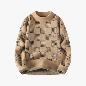 Rimora Cork  | Blocks Knitted Sweater