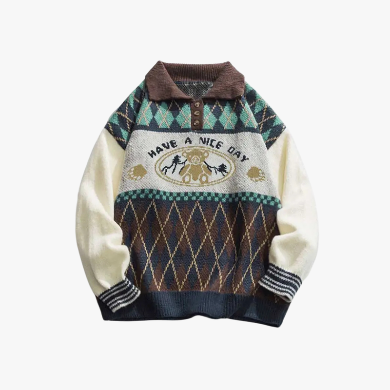 Rimora Cork  | Have a Nice Day Sweater