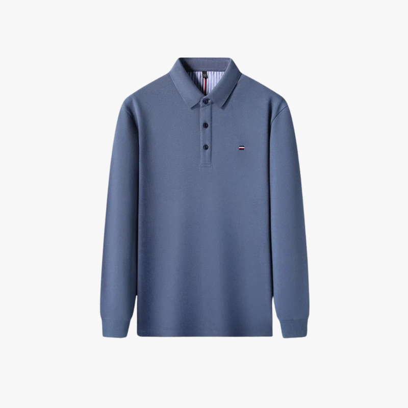 Rimora Cork  | Long Sleeved Polo Shirt