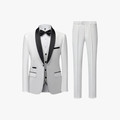 Rimora Cork  | Black Tie & Gala Look - Luxury Slim Fit Men’s Tuxedo – Blazer, Waistcoat & Trousers