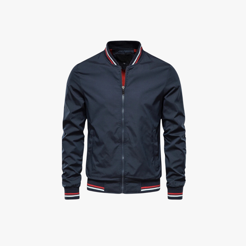 Rimora Cork  | Classic Bomber Jacket – Lightweight Zip-Up Windbreaker