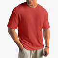 Rimora Cork  | Lightweight Waffle Knit T-Shirt for Men – Breathable Summer Style
