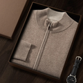 Rimora Cork  | Premium Zipper Cashmere Cardigan