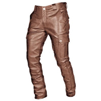 Rimora Cork  | Men’s Gothic PU Leather Biker Pants – Rock 'n Roll Attitude